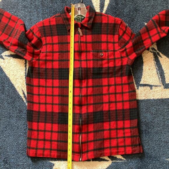 Ralph Lauren Flannel Zip-up Sweater Medium - Picture 8 of 12